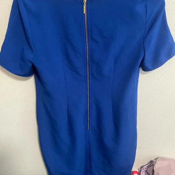 Adrianna Papell royal blue women’s midi dress size 4 - Picture 4 of 6